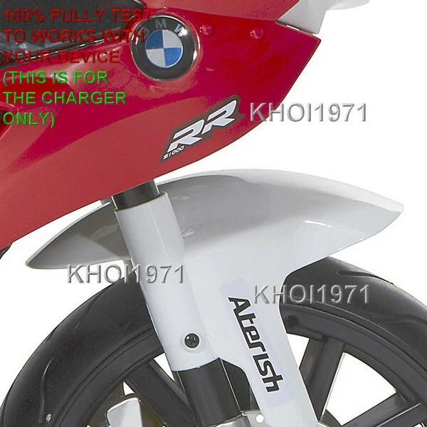 12V AC Wall Charger and Adapter for Dynacraft BMW S1000 RR Motorcycle Ride-On Battery - Image 4