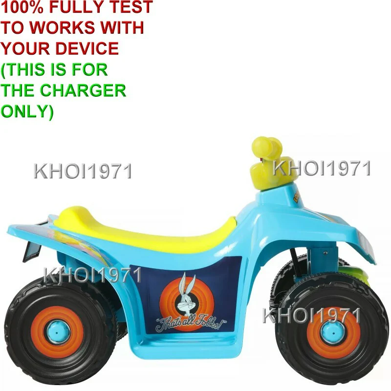 6V AC Charger Adapter for Dynacraft Looney Tunes Quad Ride-On Vehicle - Image 4