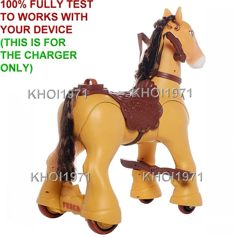 AC Wall Charger Adapter for 12V Battery Feber My Wild Pony Ride-On Horse Toy - Image 4