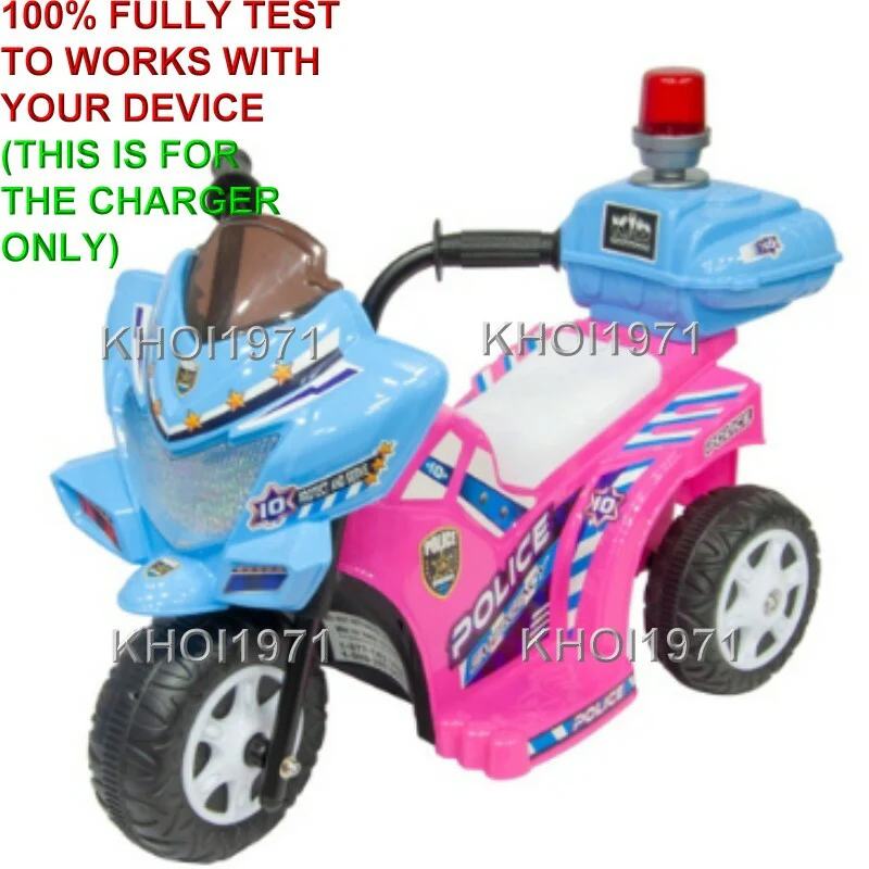 AC Wall Charger Adapter for Kid Motorz Little Police Patrol Ride-On Vehicles - Image 3