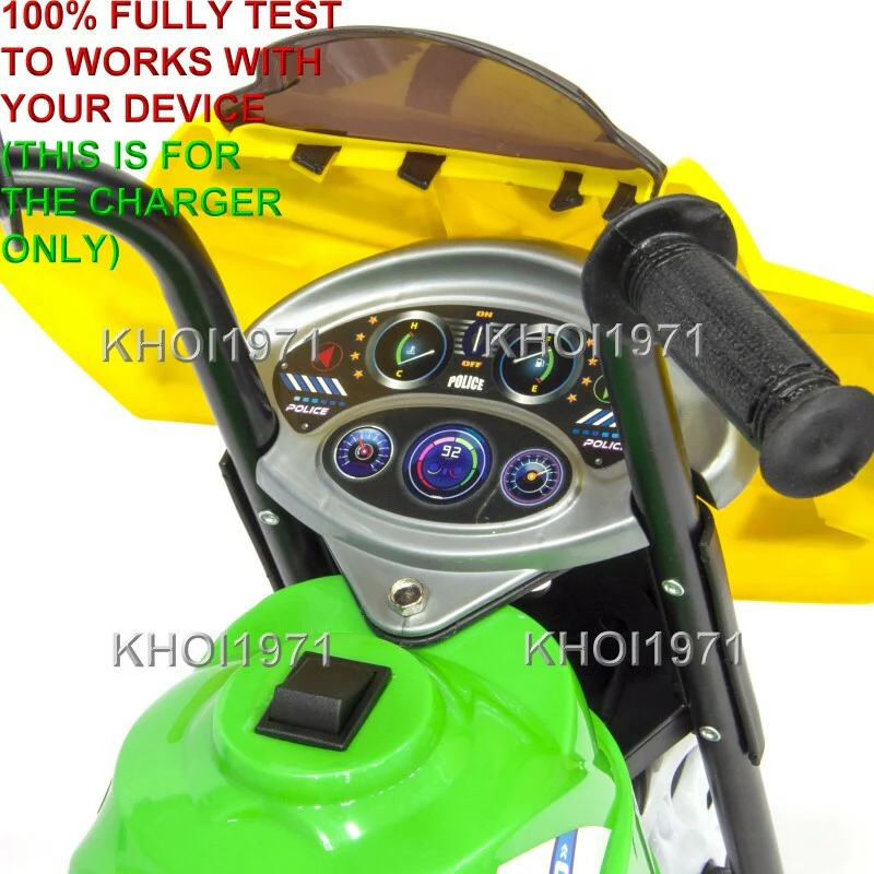 AC Wall Charger Adapter for Kid Motorz Little Police Patrol Ride-On Vehicles - Image 7