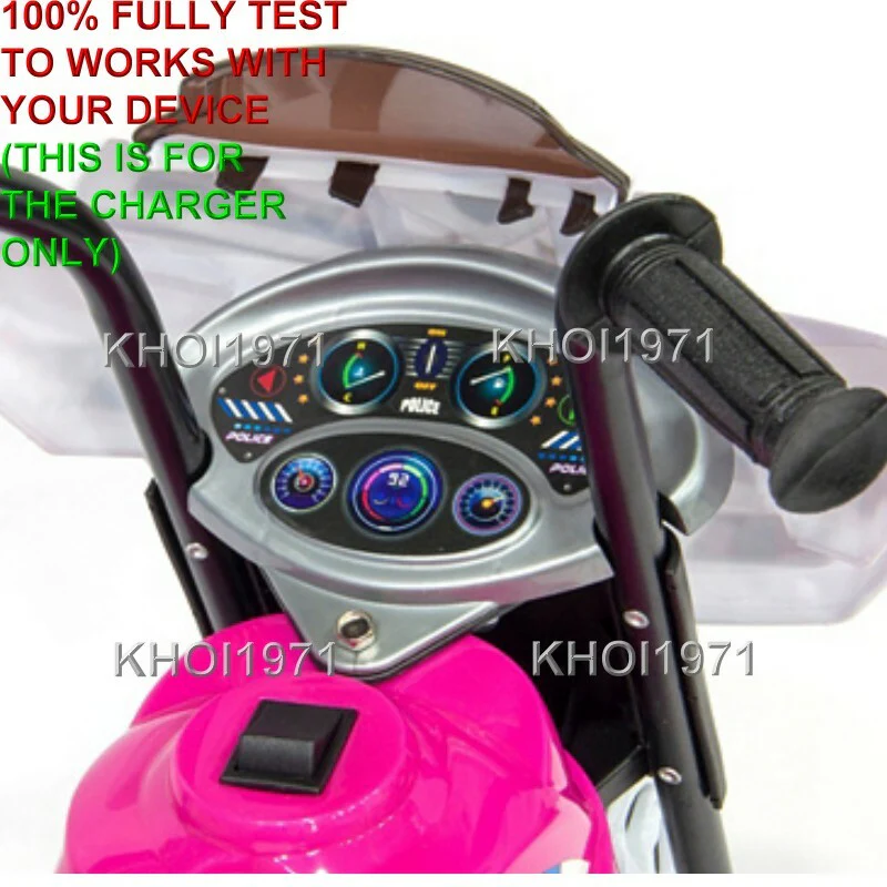 AC Wall Charger Adapter for Kid Motorz Little Police Patrol Ride-On Vehicles - Image 8