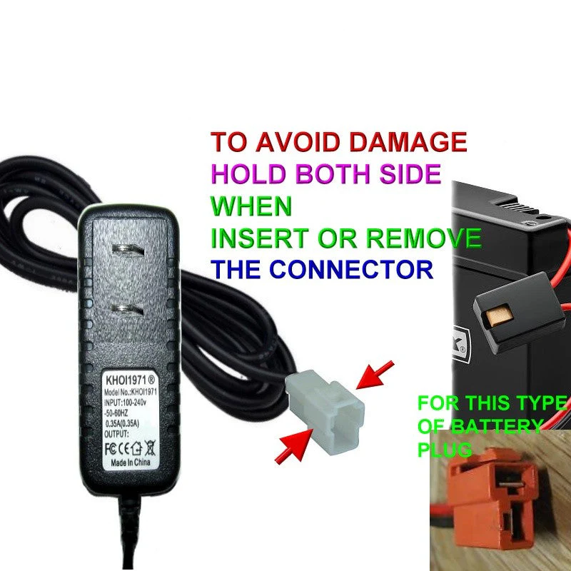 AC Wall Charger Adapter for Kid Trax Mercedes Benz GL450 6V Ride-On Battery - Image 6