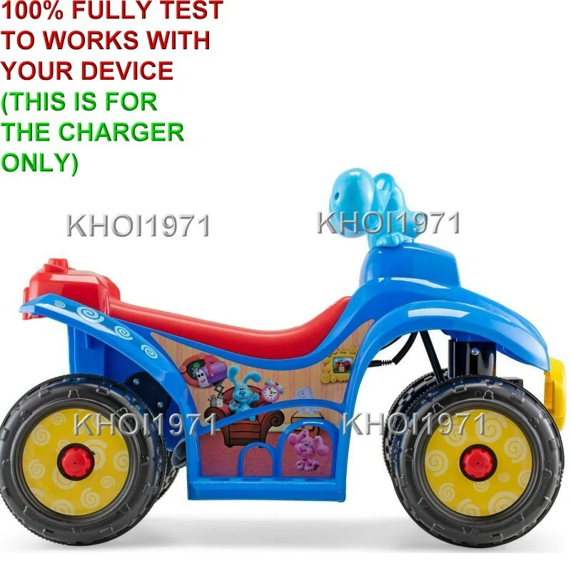 6V AC Wall Charger Adapter for Kids Trax Ride-On KT1559WM Nickelodeon Blues Clues Toy - Image 5