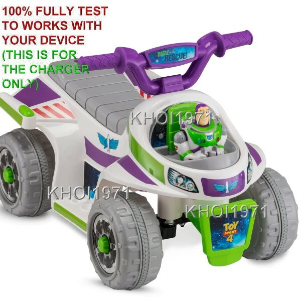AC Wall Charger Adapter for KidTrax Buzz Lightyear Toy Story 4 Ride-On KT1511WMA - Image 2
