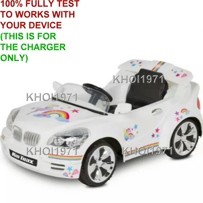6V White Ride-On Charger AC Adapter for KT1327TG Kidtrax Custom Coupe - Image 6