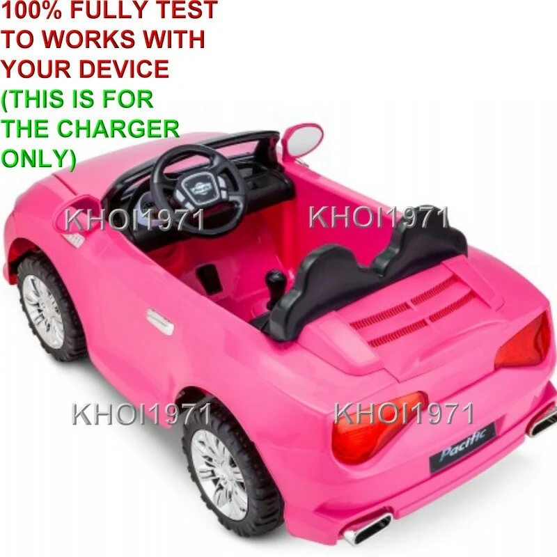 12V AC Wall Charger Adapter for Kidtrax KT1343WM Cool Car Convertible Ride-On - Image 9