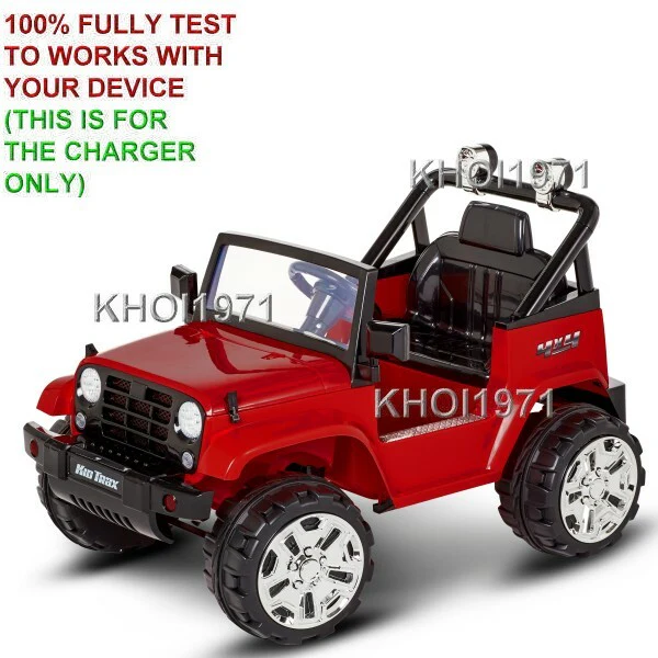 AC Wall Charger Adapter for KT1346WM KT1354WM Kid Trax Fun Chaser Jeep Ride-On Toy - Image 3