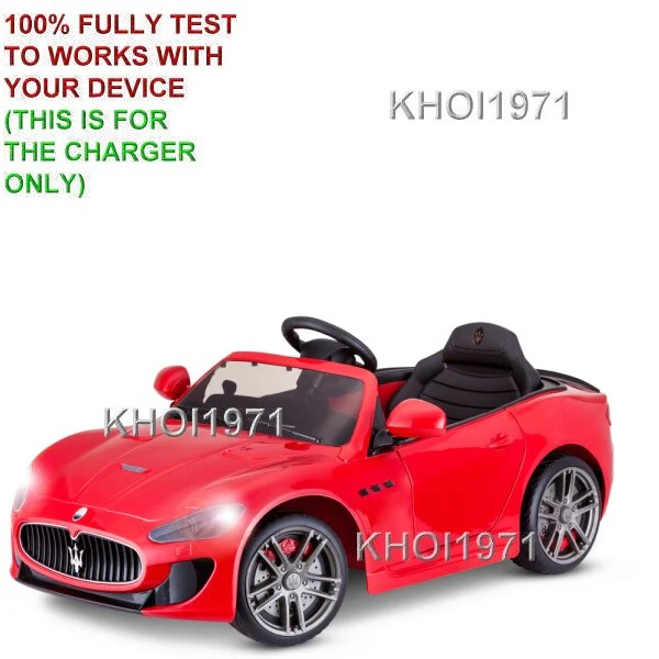 AC Wall Charger Adapter for KT1362TR Kid Trax Maserati Granturismo Ride-On Toy - Image 2