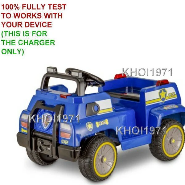 6V AC Wall Charger Adapter for Kidtrax KT1481WM Paw Patrol Chase Ride-On Toy - Image 6