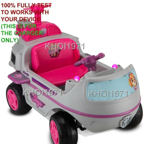 AC Wall Charger Adapter for KT1508WM Kidtrax Paw Patrol Skye Helicopter Ride-On Toy - Image 3