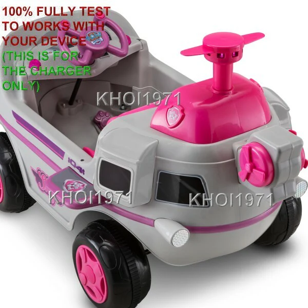 AC Wall Charger Adapter for KT1508WM Kidtrax Paw Patrol Skye Helicopter Ride-On Toy - Image 4