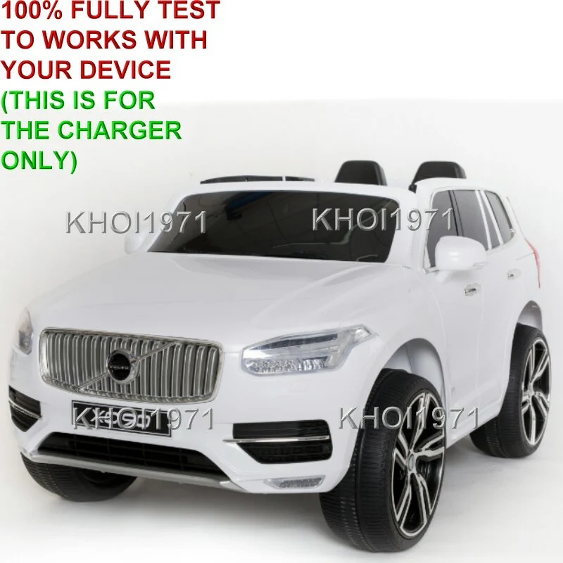 12V AC Wall Charger Adapter for Kids Motorz Volvo XC90 Ride-On Toy - Image 2