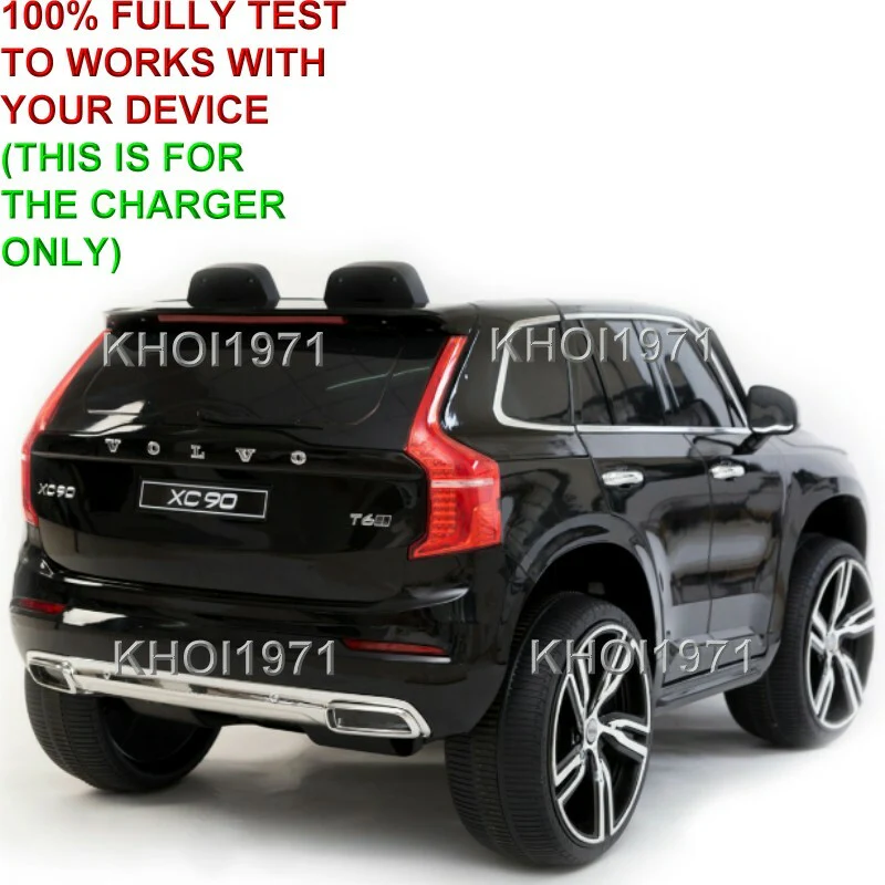 12V AC Wall Charger Adapter for Kids Motorz Volvo XC90 Ride-On Toy - Image 5