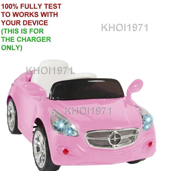 Pink AC Wall Charger Adapter for Ride-On Car Model SKY2072 - Image 2
