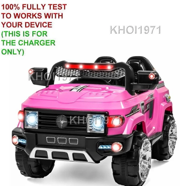 12V Pink AC Wall Charger Adapter for Ride-On Truck SKY2581 - Image 2