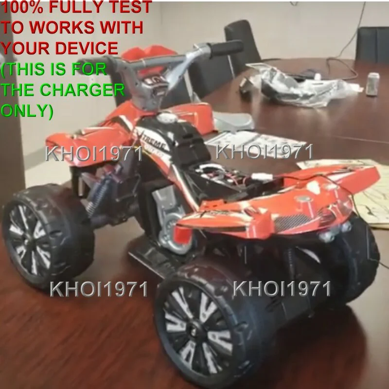 AC Wall Charger Adapter for Kid Motorz Xtreme Quad Ride-On 6V Battery Red 0670 - Image 3