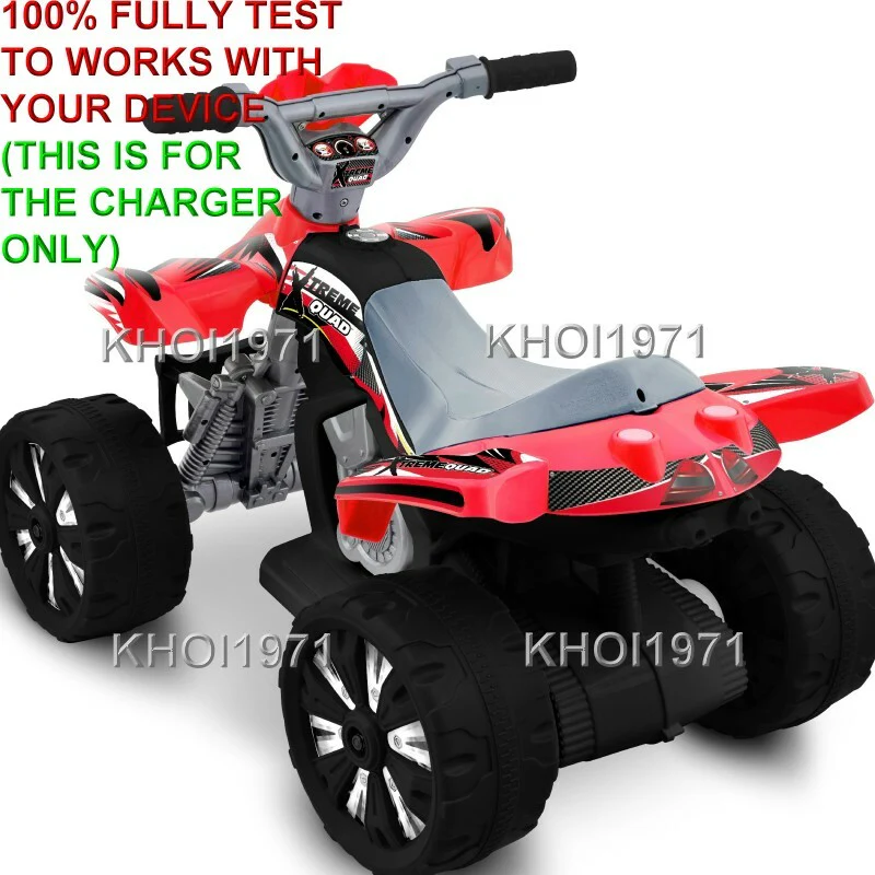 AC Wall Charger Adapter for Kid Motorz Xtreme Quad Ride-On 6V Battery Red 0670 - Image 5
