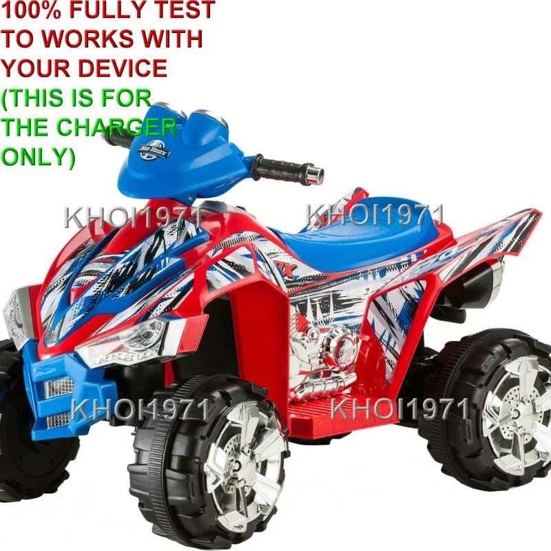 AC Wall Charger Adapter for Kid Trax KT670Z KT670ZA Red and Blue Ride-On ATV - Image 2