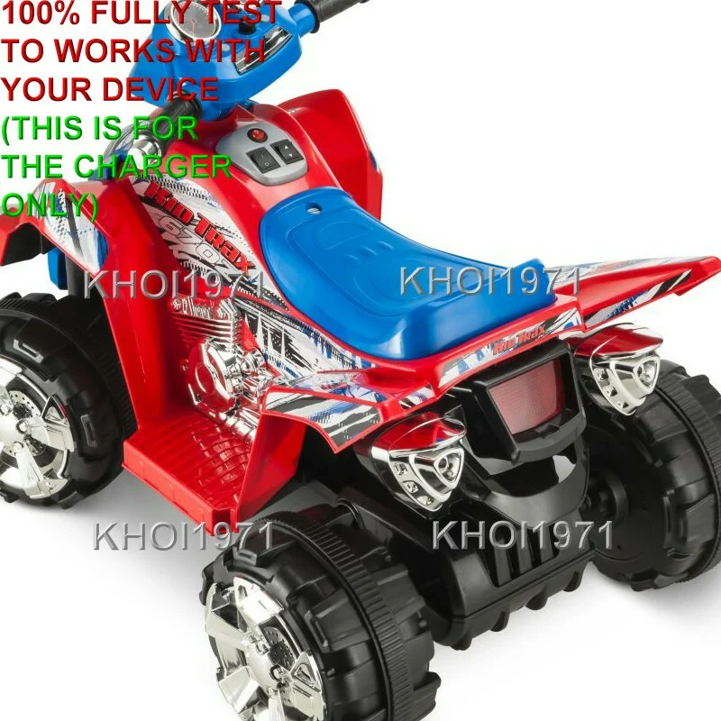 AC Wall Charger Adapter for Kid Trax KT670Z KT670ZA Red and Blue Ride-On ATV - Image 4
