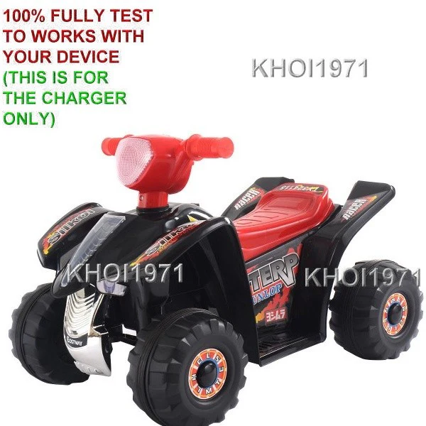 6V AC Wall Charger Adapter for Red 4-Wheeler ATV Ride-On Toy - Image 3