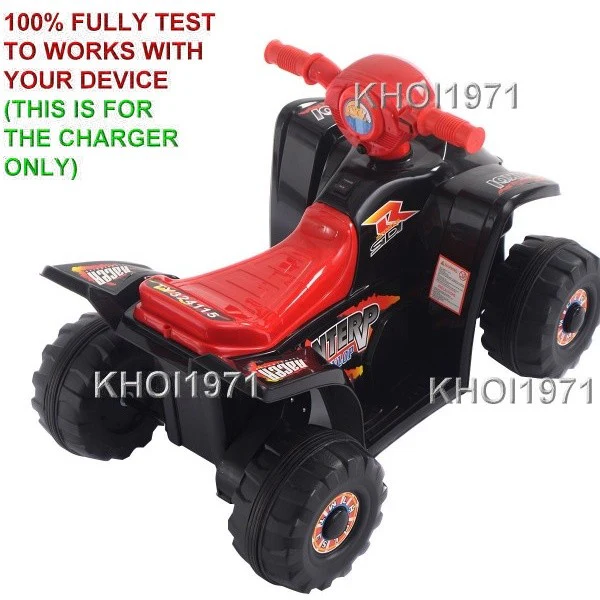 6V AC Wall Charger Adapter for Red 4-Wheeler ATV Ride-On Toy - Image 4