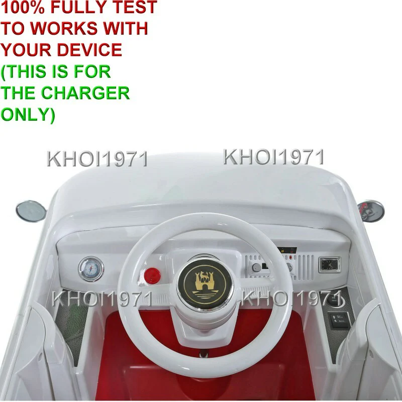 AC Wall Charger Adapter for Volkswagen Bus Type 2 T1 Ride-On Vehicle Model W487AC-B - Image 9