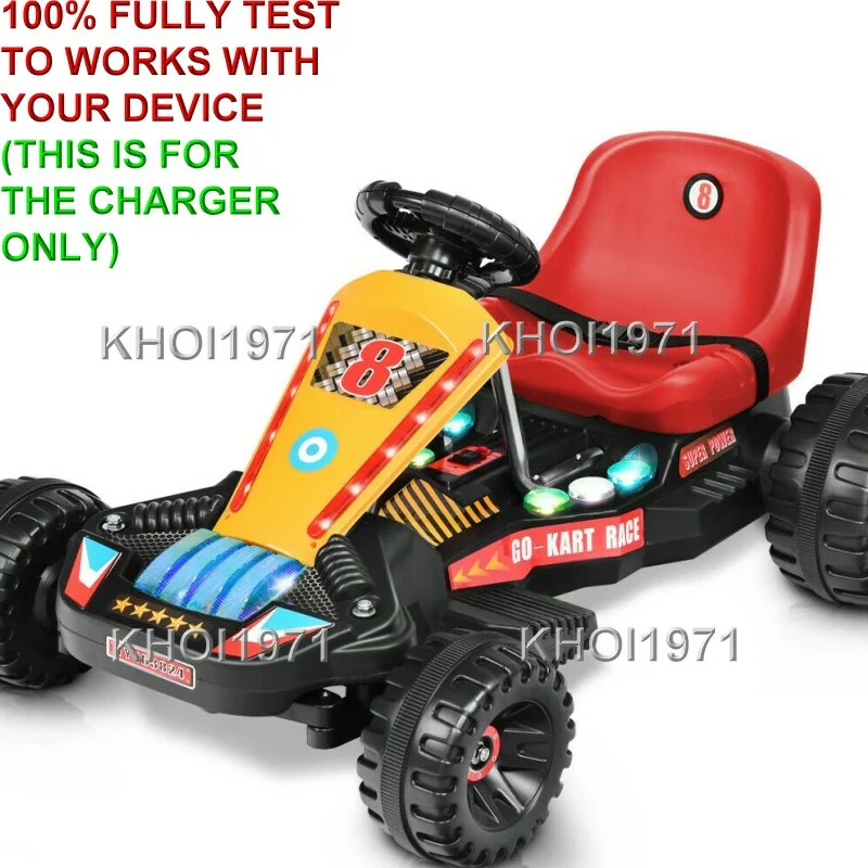 AC Charger Adapter for 6V Battery Ride-On Go Kart with 4 Wheels TY563824 - Image 4