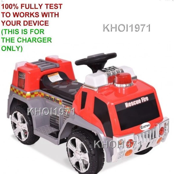 AC Wall Charger Adapter for Kids Ride-On Rescue Fire Truck Model TY565273 - Image 2