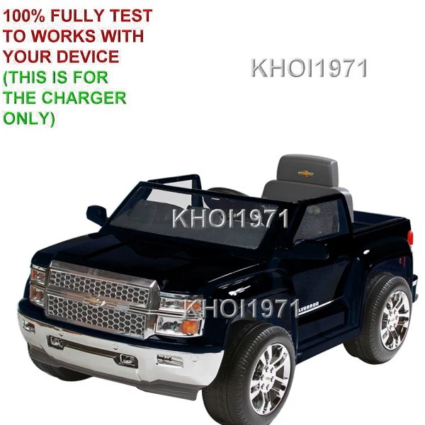 AC Wall Charger Adapter for 6V Rollplay Chevy Silverado Camo Ride-On W460-C - Image 2