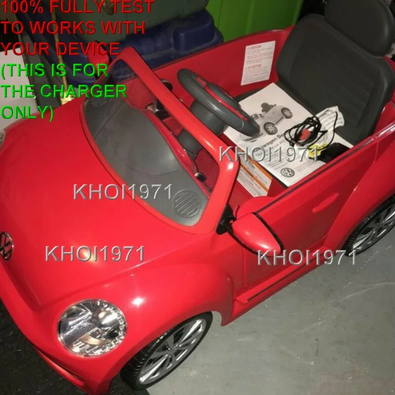 6V AC Wall Charger Adapter for W486 Ride-On Volkswagen Beetle Toy - Image 2