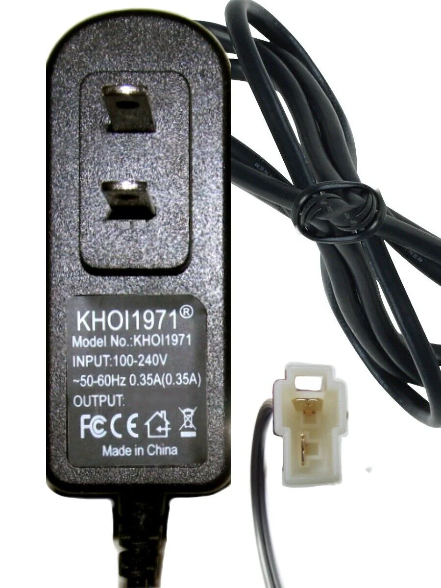 12V AC Wall Charger and Adapter for W501 W501E Rollplay Nighthawk Ride-On Battery