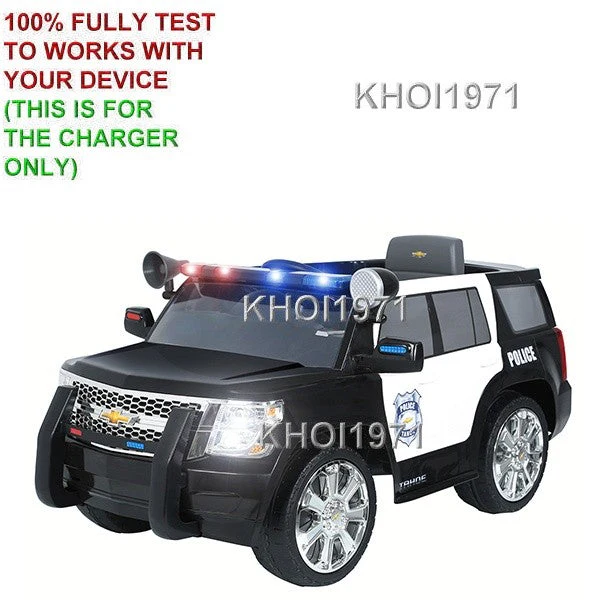6V AC Wall Charger and Adapter for Chevy Tahoe Police SUV Ride-On Toy W510AC-CT - Image 2