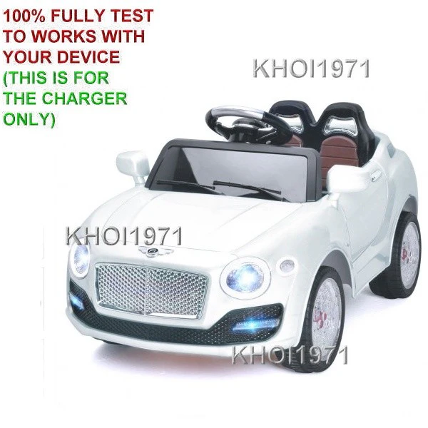 White AC Wall Charger Adapter for Kids Ride-On Car Remote TY564944 - Image 2