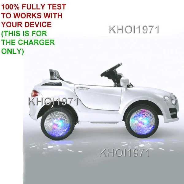White AC Wall Charger Adapter for Kids Ride-On Car Remote TY564944 - Image 3