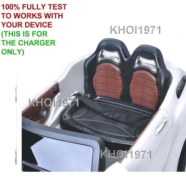 White AC Wall Charger Adapter for Kids Ride-On Car Remote TY564944 - Image 4