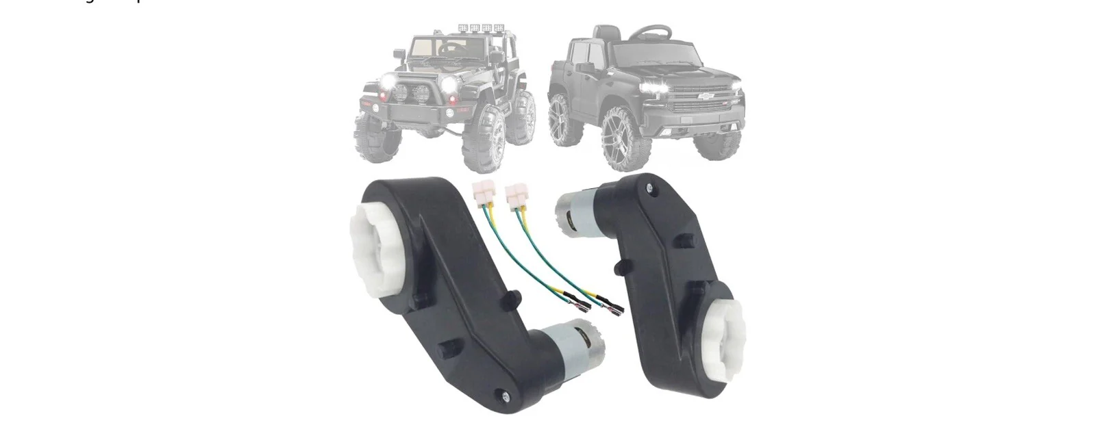 2 Pcs 12V RS550 High Speed 40000RPM Power Wheel Motors - Image 6