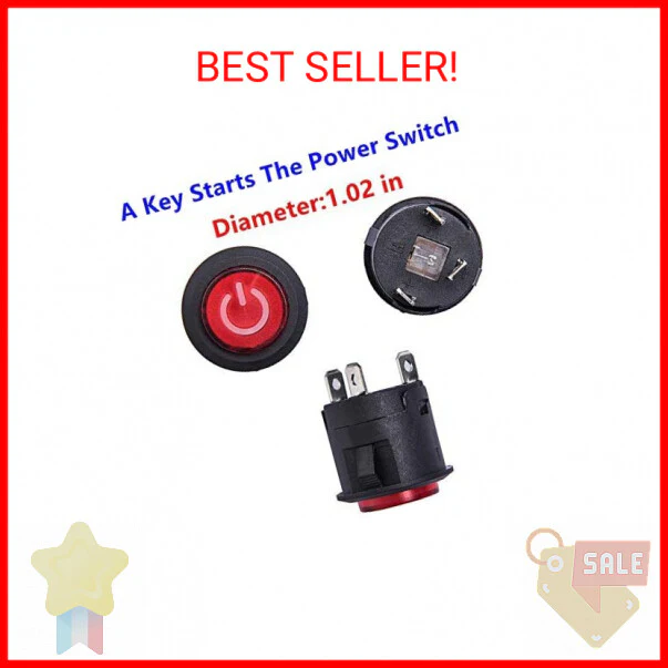 Weelye Key Start Power Switch Button Accessory for Kids' Toys - Image 2