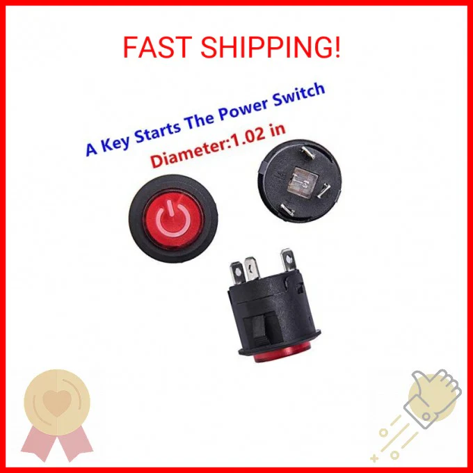 Key Start Power Switch Button Accessory for Kids' Toys - Image 2