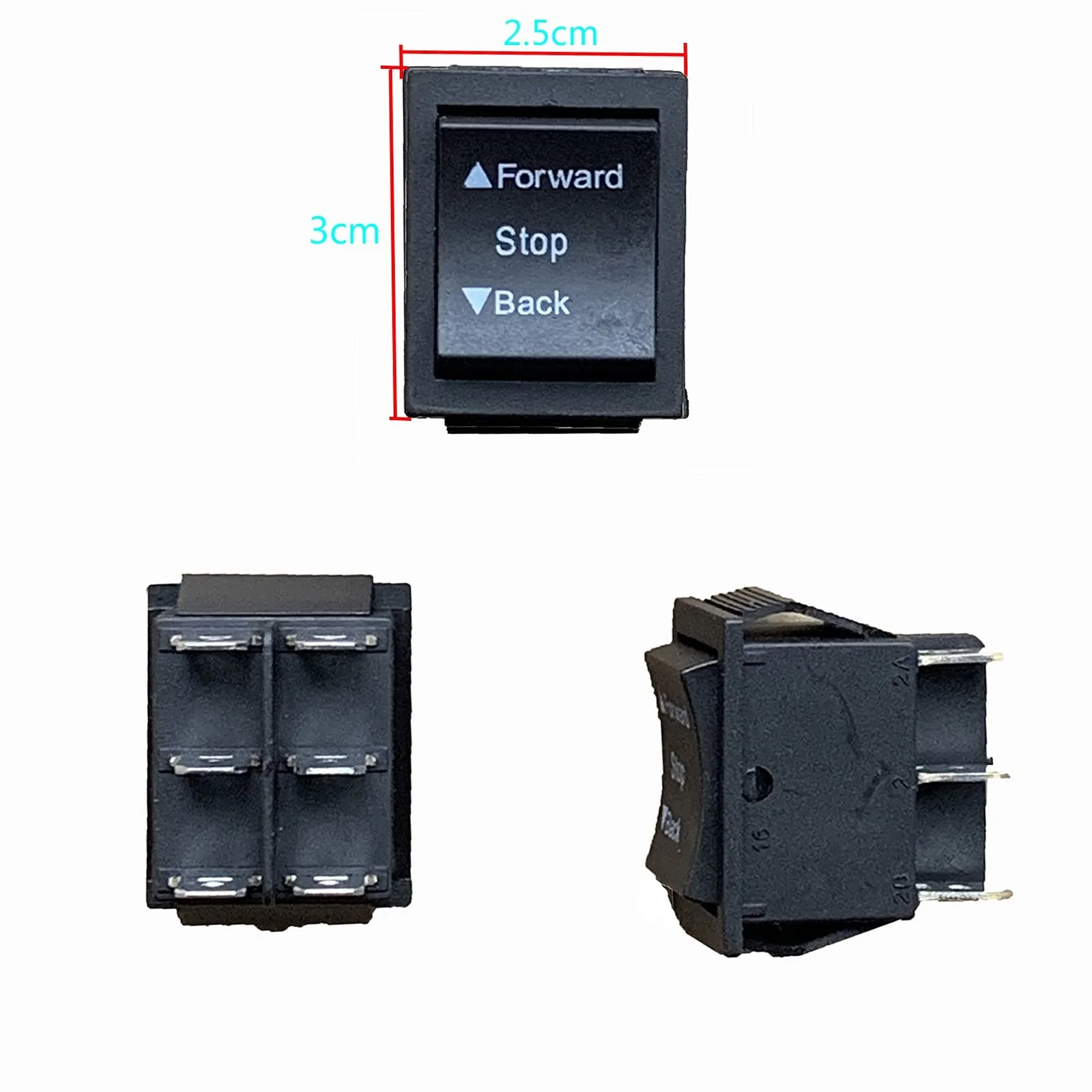 Kids Ride-On Car Gear Switch with Forward, Stop, and Reverse Functions - Image 2
