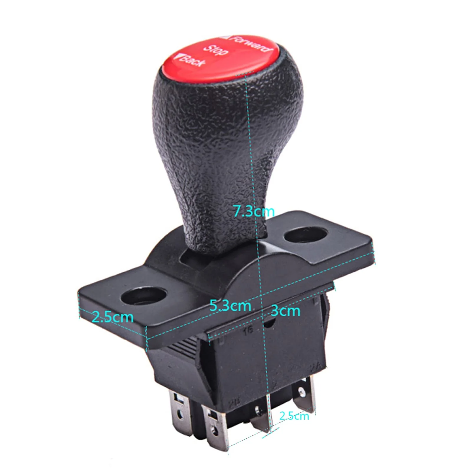 Electric Powered 4-Wheel Ride-On with Forward, Stop, Reverse Gear Handle for Children - Image 4