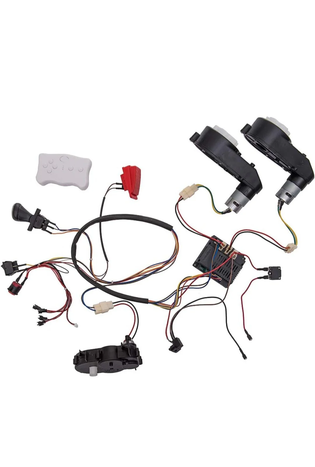 12V Kids Ride-On Car with DIY Modified Wiring and Remote Control Complete Set - Image 14