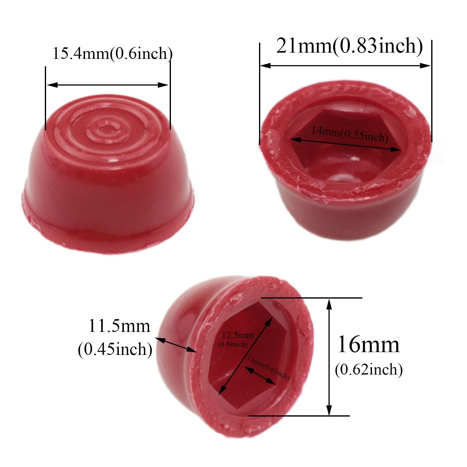 Wheel Hub Cap and Nut Set for Trucks and Wagons - Image 4