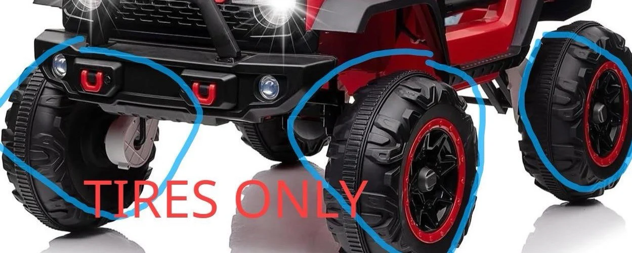 Replacement Wheels for 24V 2-Seater Kids Ride-On Car - Image 3