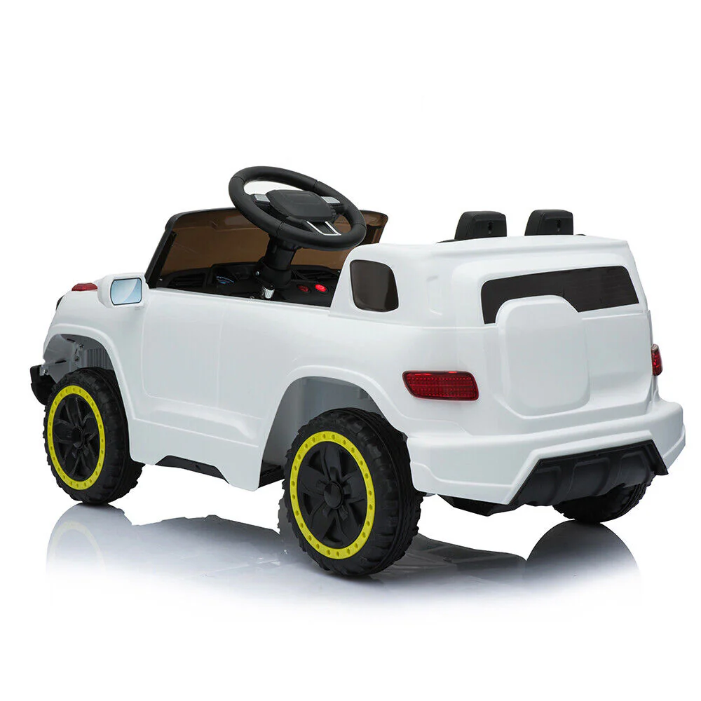White Electric Stroller with Single 35W Motor and 6V7AH Battery for Normal Music Experience - Image 4