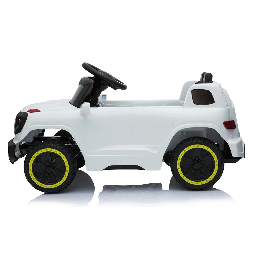 White Electric Stroller with Single 35W Motor and 6V7AH Battery for Normal Music Experience - Image 6