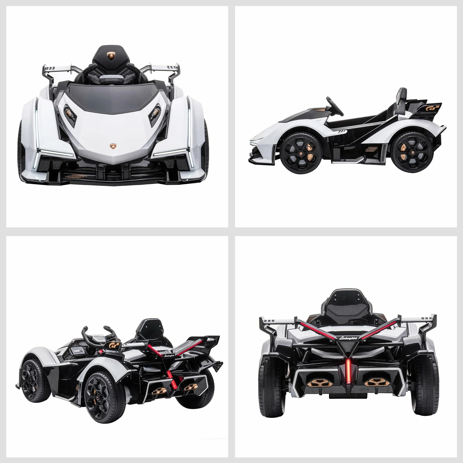 12V Battery-Powered Kids Ride-On Sports Car with Remote Control - Image 8