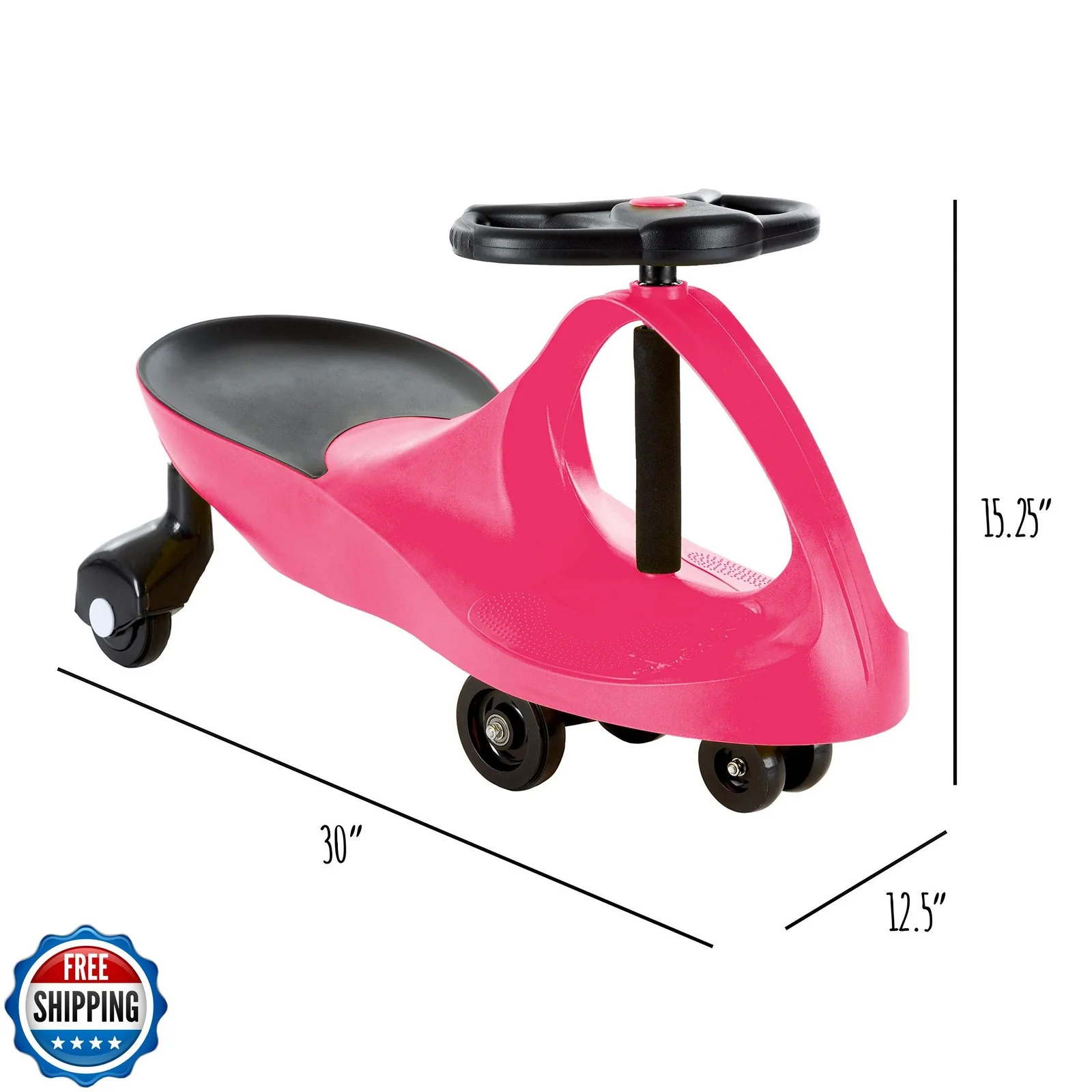Wiggle Car Ride-On Toy with Twist and Swivel Action – Battery-Free, Gear-Free, Pedal-Free Design - Image 2