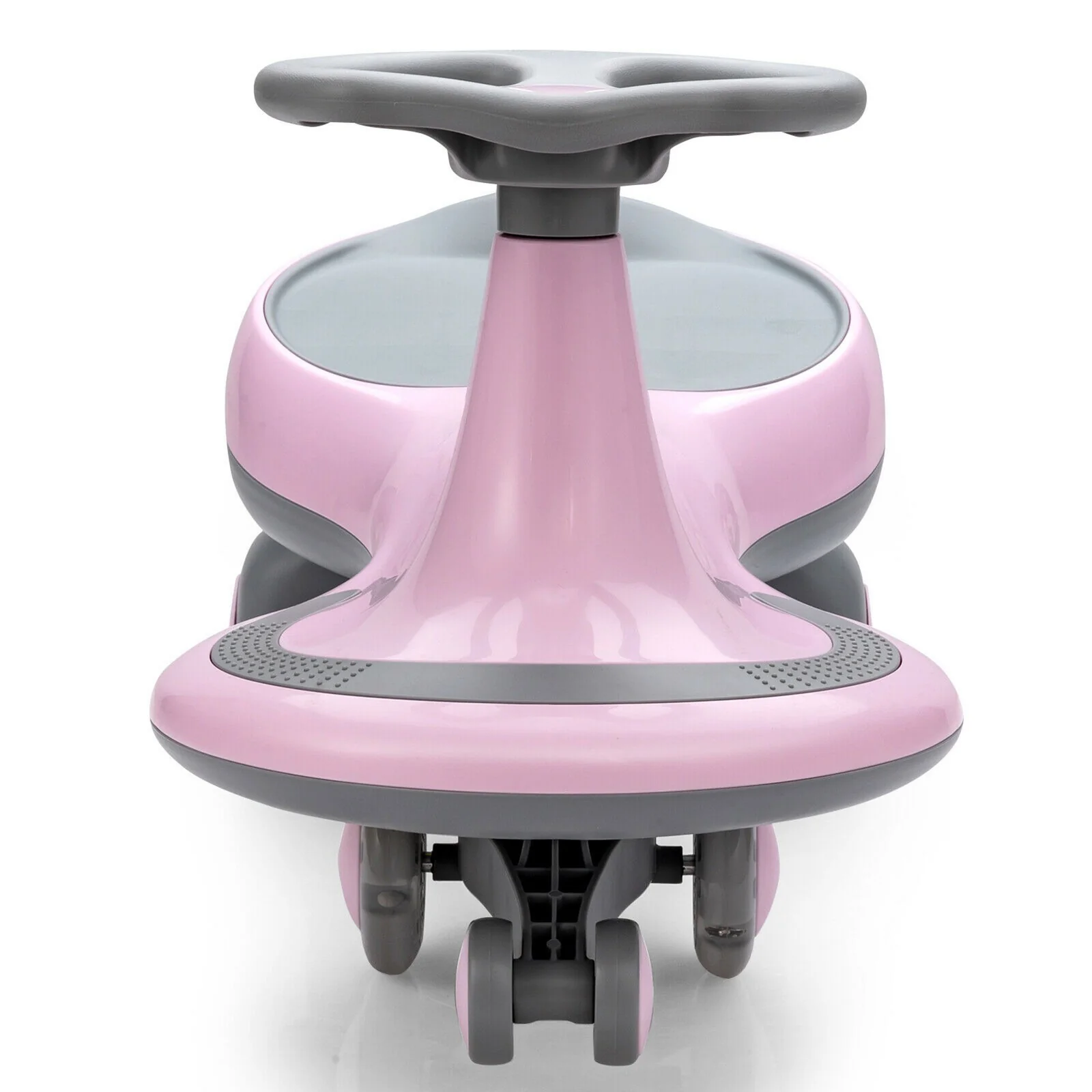 Wiggle Car Ride-On Toy with Flashing Wheels for Toddlers and Kids Pink - Image 10