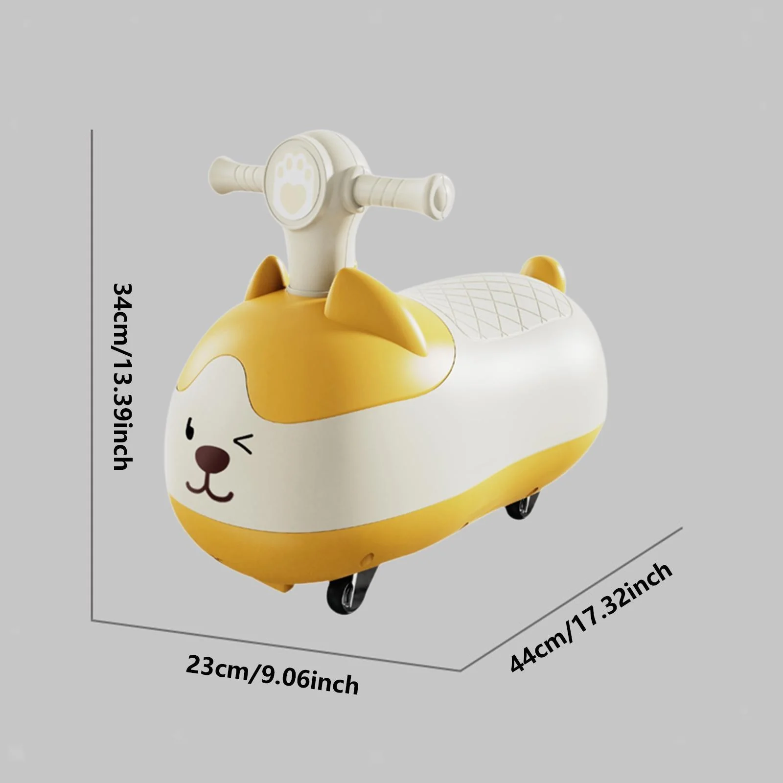 Silent Wiggle Ride On Car Scooter for Kids Outdoor Play Boys Girls Holiday Gift - Image 3